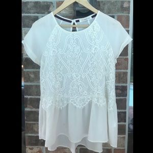Rewind cream blouse